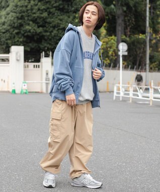 WEGO リップストップ　カーゴパンツ ベージュ