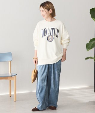 AMERICAN HOLIC コーデュロイワイドパンツ Ivory