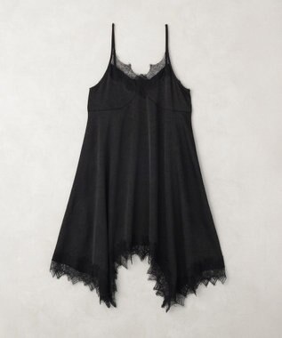 earth music&ecology レースキャミワンピース Black