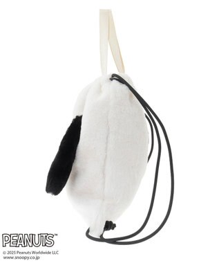 Green Parks ■PEANUTS スヌーピーフェイスファーナップサック Off White