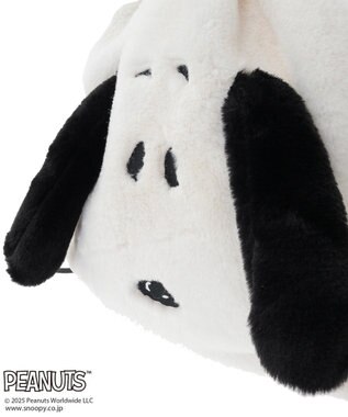 Green Parks ■PEANUTS スヌーピーフェイスファーナップサック Off White