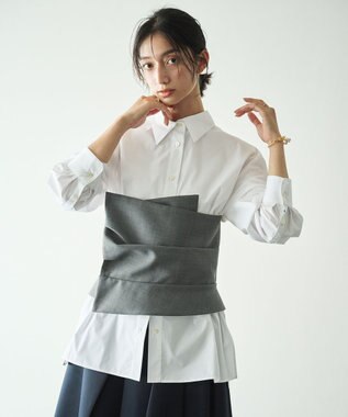 ビスチェレイヤーシャツ