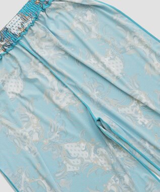 San-ai Resort（三愛水着楽園） ロングパンツセット　13L・15L　【Coral veil（コーラルヴェール）】 グリーン