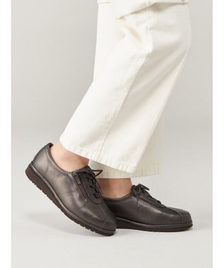 ASICS WALKING ペダラウォーキングシューズ 4E ヒール高2.0cm ブラウン系