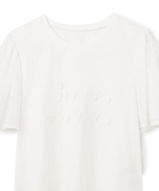 GRACE CONTINENTAL レースロゴTシャツ ホワイト