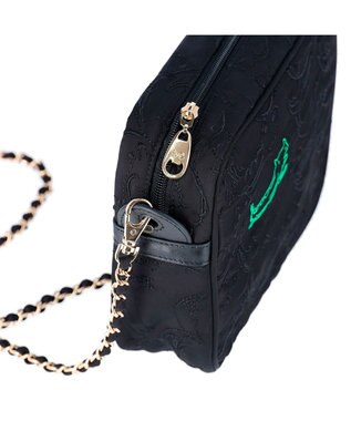 tsumori chisato CARRY なみねこししゅう ショルダーバッグ ミニボストン ブラック