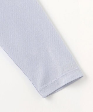 J.PRESS LADIES セルロースジャージー ミディ丈 カーディガン サックスブルー系