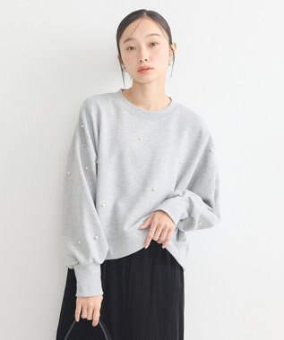 earth music&ecology パールプルオーバー Gray