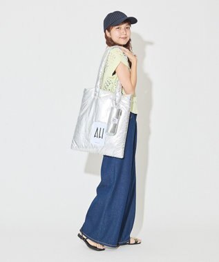 AMERICAN HOLIC 26AWパテッドホリホリトートバッグ Silver