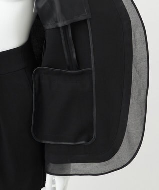 23区 S 【エステータ】コットンダブルクロス ジャケット ブラック系