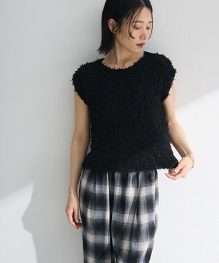 Green Parks ・ｓｗｉｎｇ　ｂｙ　チュールヤーンプルオーバー Black