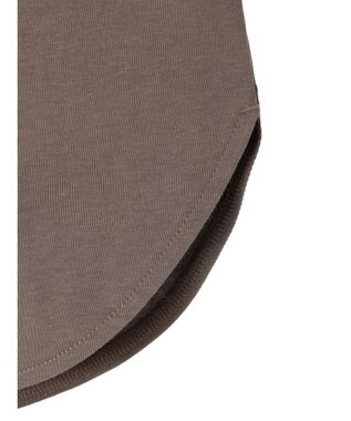 Green Parks フレンチスリーブ筆記体刺繍ロゴプルオーバー Brown