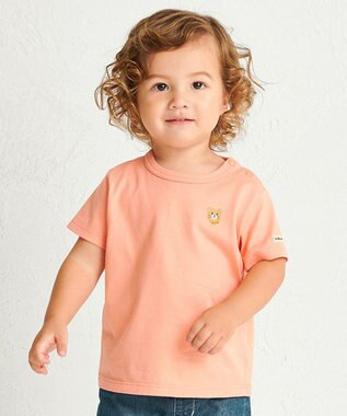 MIKI HOUSE HOT BISCUITS 【70-120cm】【Everyday Series】ワンポイント 半袖Tシャツ
