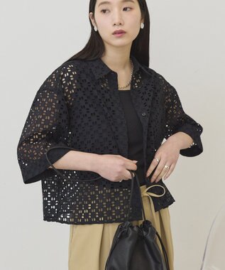 AMERICAN HOLIC 刺繍ショート半袖シャツ