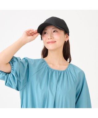 MOONBAT WEB限定 遮光帽子 サンシェードハット ネックガード付きキャップ UV100 遮光100 遮熱 サイズ調整 手洗いOK ブラック