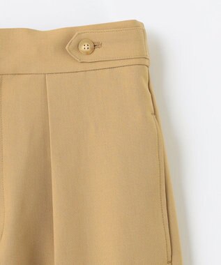 NAVE 【ReNAVE】ウォッシャブルツイル ワイドタックパンツ キャメル系