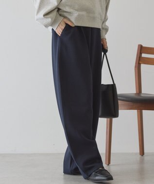 AMERICAN HOLIC フロントタックポンチカーブパンツ Dark Navy