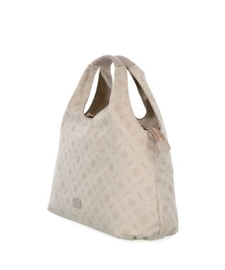 IBIZA ロゴナイロン　2WAYバッグ ピンクベージュ