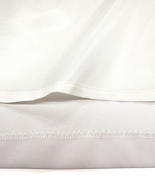 Tiaclasse L 【ダブルクロス】【洗える】アシンメトリープリーツスカート グレージュ