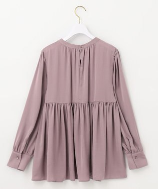 ANY SIS 【2SET】ニットベスト×チュニック ブラウス モーブ系