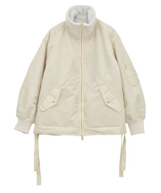 earth music&ecology リバーシブルMA-1 Light Beige