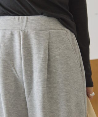 AMERICAN HOLIC フロントタックポンチカーブパンツ Gray Mixture