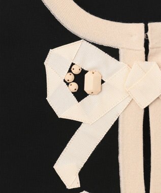 TOCCA 【Archive Collection】【洗える！】AURORA KNIT カーディガン ブラック×ベージュ系