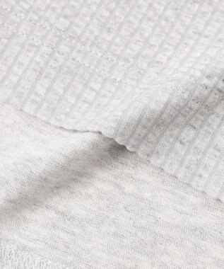 JOSEPH ABBOUD 【オーガニックコットン使用・日本製】JOEコットンサッカー Vネック Tシャツ ライトグレー系7