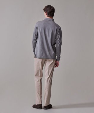 J.PRESS MEN 【きちんと感 × ニットのような柔らかな着心地】フレックスジャージ ポロシャツ グレー系