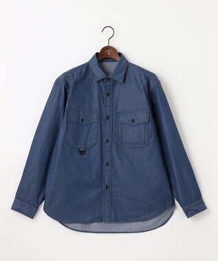 JOSEPH ABBOUD MOUNTAIN 【テーム ヤルヴィコラボ】オウル プリント シャツ ネイビー系