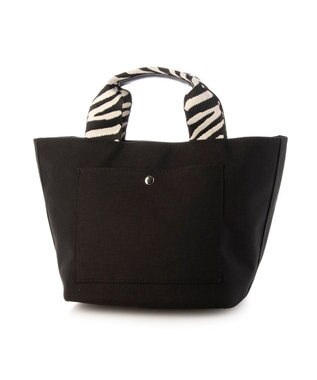 UNBILLION カシュカシュ cachecache / テープハンドルナイロントートバッグ ゼブラ