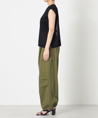 NAVE シアーニット ノースリーブ ブラック系