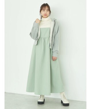 earth music&ecology 裏毛ＺＩＰパーカー Gray Mixture