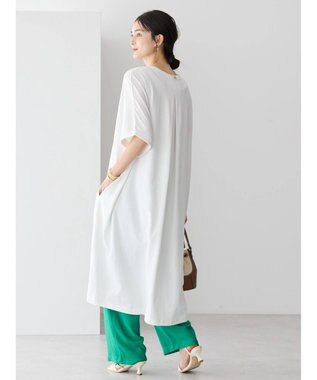 AMERICAN HOLIC バックタックカットチュニック Off White