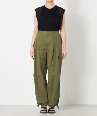 NAVE シアーニット ノースリーブ ブラック系