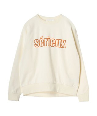 AMERICAN HOLIC 発泡ロゴポンチプルオーバー Off White