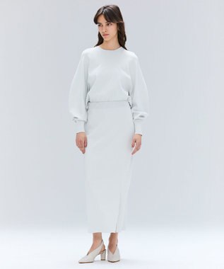 BEIGE， 【洗える】LAURA / ドライタッチバックジップニット L.Sage