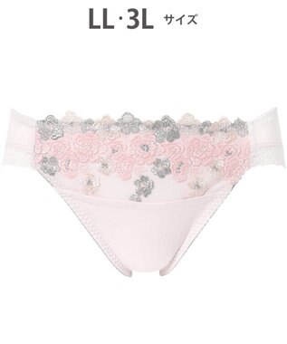 Wing ショーツ KB2060とペア 綿混素材（身生地部） やさしいはきごこち ナチュラルアップブラ はきこみ丈あさめ KF3360 ウイング／ワコール シェルピンク