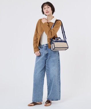 LeSportsac MINI DUFFEL CROSSBODY/スペクテイターボーン/ネイビー スペクテイターボーン/ネイビー