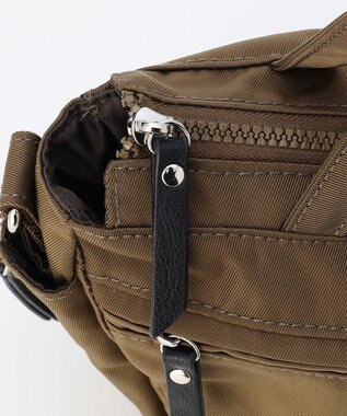 LA BAGAGERIE 【MONICA】サイドジップ2WAYトートバッグ カーキ