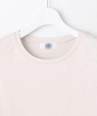 J.PRESS LADIES L 【人気のため追加・洗える】ノースリーブスムースジャージー レース カットソー グレージュ系