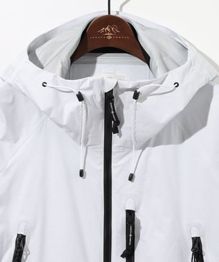 JOSEPH ABBOUD MOUNTAIN 【軽量/撥水/防風/透湿/ライナードッキング対応】ウルトラフライナイロン マウンテンシェルパーカー ホワイト系