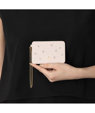 LANVIN en Bleu リュクサンブールハート パスケース ペールピンク