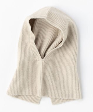 UNFILO 【洗える】ふわふわニット バラクラバ グレージュ