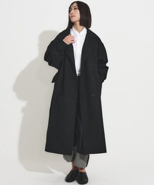 muuc 花粉シールドコート〈国産・綿100%天然素材〉〈ユニセックス・大きいサイズあり〉〈3シーズン〉〈モダンなコクーンシルエット〉