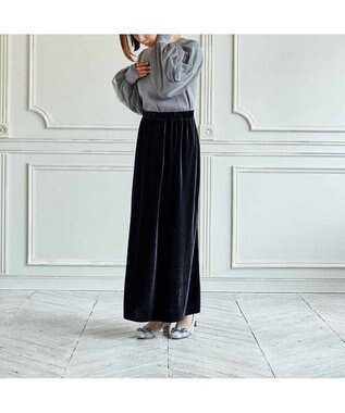 Riz raffinee <Riz raffinee>【3E】グログランリボンパンプス グレーメタリック