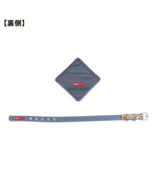 PET PARADISE スヌーピー 首輪 ビーグルスカウト柄 反射付き 【Ｌ】大型犬 グレー