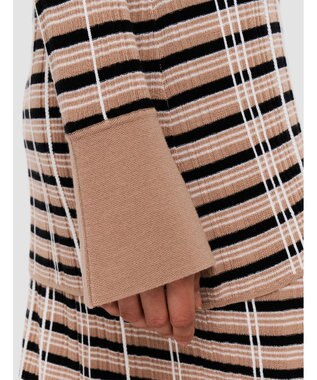 JOSEPH 【洗える】ニットアニメーション　ポロカラーニット Blusher Combo