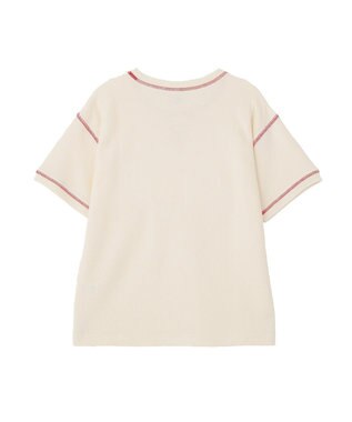 AMERICAN HOLIC 【RUSSELL】ワッフルガゼットTシャツ Ivory