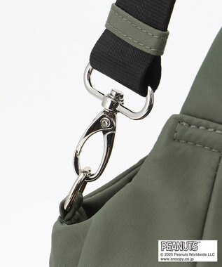 Y'SACCS SNOOPYデザイン　ギャザー2wayミニトート カーキ